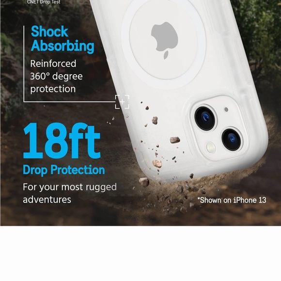 Case-Mate Pelican Clear Phone Case with MagSafe for iPhone 13/14/15

New in Box - Picture 3 of 6